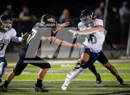 Thumbnail 1 in Lake Creek vs. Crockett (UIL Football 5A Division 2 Region III Area) photogallery.