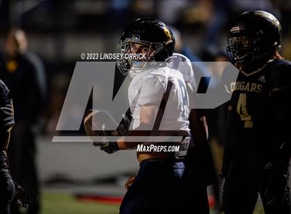 Thumbnail 1 in Lake Creek vs. Crockett (UIL Football 5A Division 2 Region III Area) photogallery.