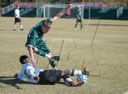 Thumbnail 3 in Green Hope vs Myers Park (NCHSAA 4A Final) photogallery.
