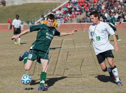 Thumbnail 1 in Green Hope vs Myers Park (NCHSAA 4A Final) photogallery.