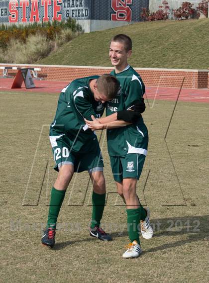 Thumbnail 1 in Green Hope vs Myers Park (NCHSAA 4A Final) photogallery.