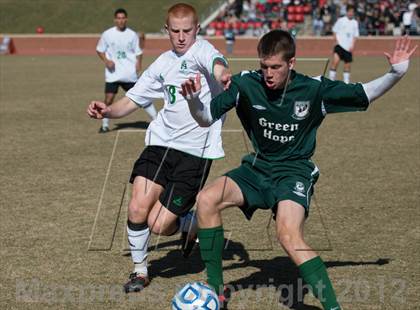 Thumbnail 3 in Green Hope vs Myers Park (NCHSAA 4A Final) photogallery.