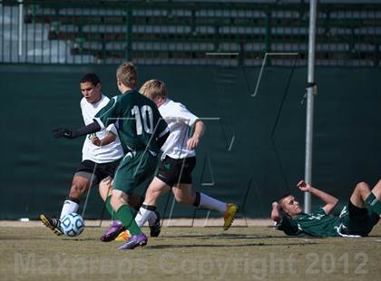 Thumbnail 3 in Green Hope vs Myers Park (NCHSAA 4A Final) photogallery.