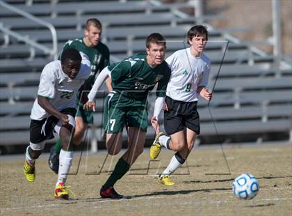Thumbnail 3 in Green Hope vs Myers Park (NCHSAA 4A Final) photogallery.