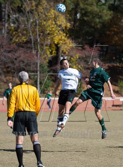 Thumbnail 1 in Green Hope vs Myers Park (NCHSAA 4A Final) photogallery.
