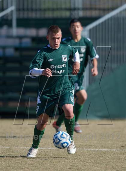 Thumbnail 3 in Green Hope vs Myers Park (NCHSAA 4A Final) photogallery.