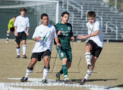 Thumbnail 3 in Green Hope vs Myers Park (NCHSAA 4A Final) photogallery.