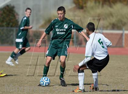Thumbnail 2 in Green Hope vs Myers Park (NCHSAA 4A Final) photogallery.