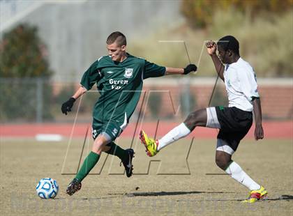 Thumbnail 1 in Green Hope vs Myers Park (NCHSAA 4A Final) photogallery.