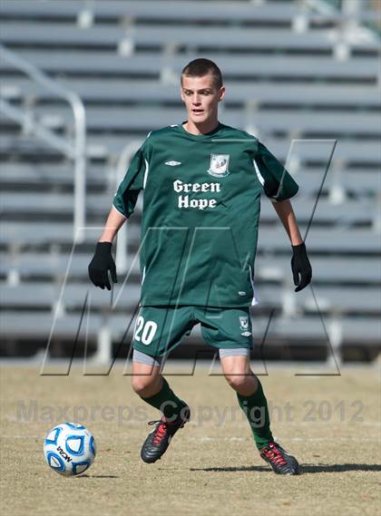 Thumbnail 2 in Green Hope vs Myers Park (NCHSAA 4A Final) photogallery.