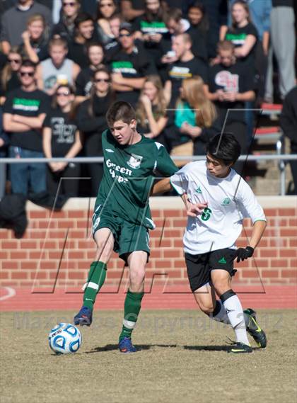 Thumbnail 1 in Green Hope vs Myers Park (NCHSAA 4A Final) photogallery.