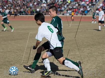 Thumbnail 2 in Green Hope vs Myers Park (NCHSAA 4A Final) photogallery.