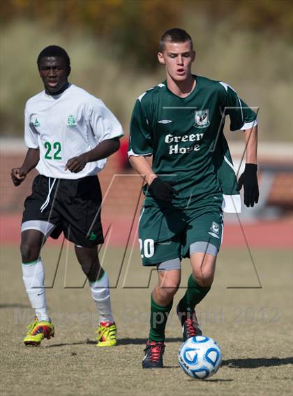 Thumbnail 1 in Green Hope vs Myers Park (NCHSAA 4A Final) photogallery.