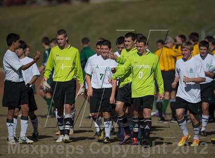 Thumbnail 1 in Green Hope vs Myers Park (NCHSAA 4A Final) photogallery.