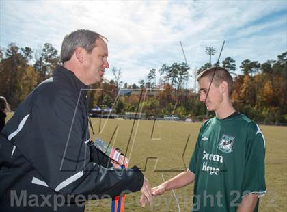 Thumbnail 1 in Green Hope vs Myers Park (NCHSAA 4A Final) photogallery.