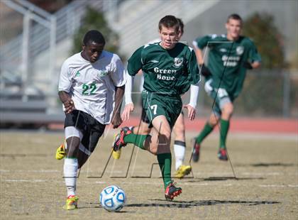 Thumbnail 2 in Green Hope vs Myers Park (NCHSAA 4A Final) photogallery.