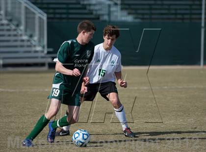 Thumbnail 3 in Green Hope vs Myers Park (NCHSAA 4A Final) photogallery.