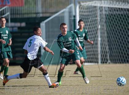 Thumbnail 2 in Green Hope vs Myers Park (NCHSAA 4A Final) photogallery.