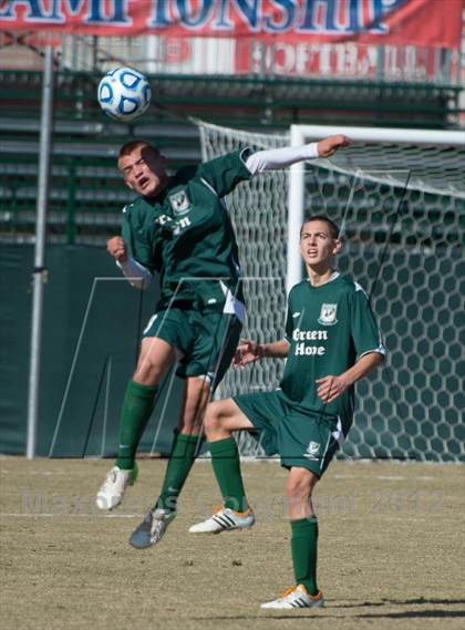 Thumbnail 1 in Green Hope vs Myers Park (NCHSAA 4A Final) photogallery.