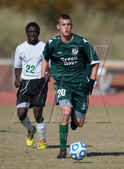 Thumbnail 3 in Green Hope vs Myers Park (NCHSAA 4A Final) photogallery.