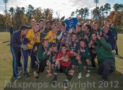 Thumbnail 2 in Green Hope vs Myers Park (NCHSAA 4A Final) photogallery.