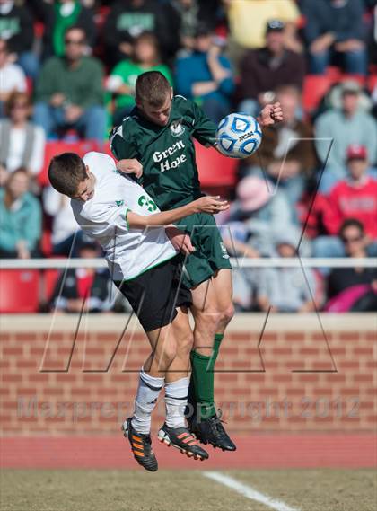 Thumbnail 3 in Green Hope vs Myers Park (NCHSAA 4A Final) photogallery.