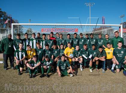 Thumbnail 2 in Green Hope vs Myers Park (NCHSAA 4A Final) photogallery.