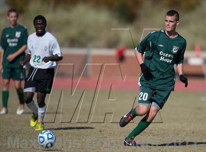 Thumbnail 3 in Green Hope vs Myers Park (NCHSAA 4A Final) photogallery.