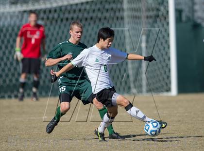 Thumbnail 3 in Green Hope vs Myers Park (NCHSAA 4A Final) photogallery.