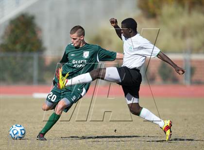 Thumbnail 2 in Green Hope vs Myers Park (NCHSAA 4A Final) photogallery.