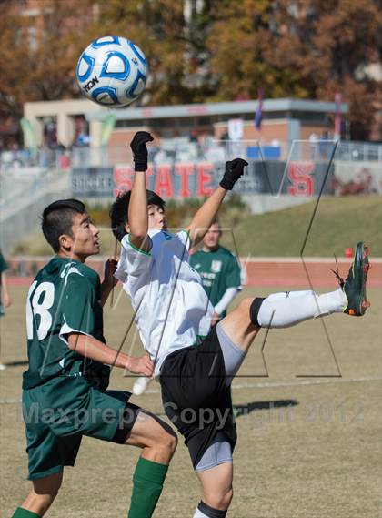 Thumbnail 2 in Green Hope vs Myers Park (NCHSAA 4A Final) photogallery.