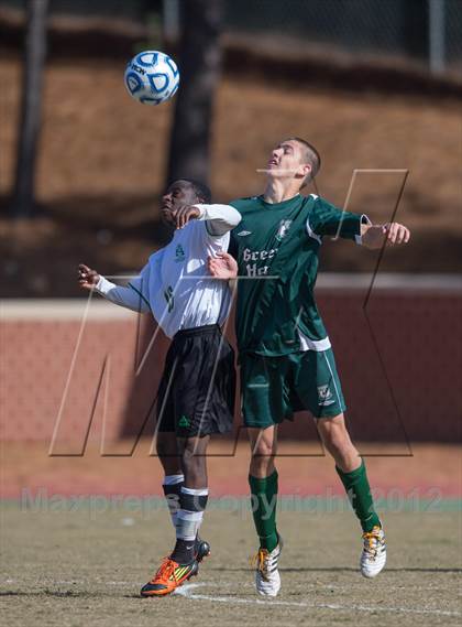 Thumbnail 2 in Green Hope vs Myers Park (NCHSAA 4A Final) photogallery.
