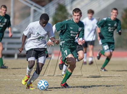 Thumbnail 1 in Green Hope vs Myers Park (NCHSAA 4A Final) photogallery.