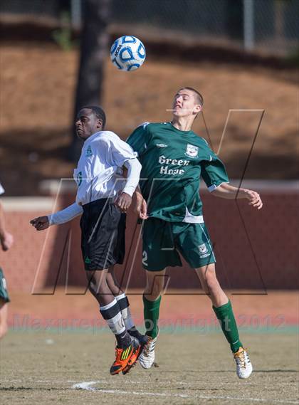 Thumbnail 3 in Green Hope vs Myers Park (NCHSAA 4A Final) photogallery.