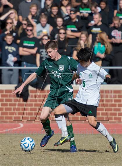 Thumbnail 2 in Green Hope vs Myers Park (NCHSAA 4A Final) photogallery.