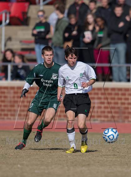 Thumbnail 1 in Green Hope vs Myers Park (NCHSAA 4A Final) photogallery.