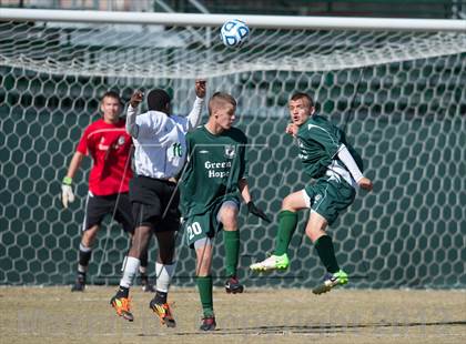 Thumbnail 2 in Green Hope vs Myers Park (NCHSAA 4A Final) photogallery.