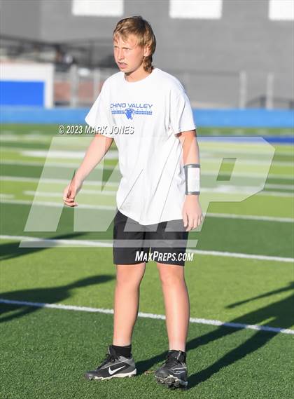 Thumbnail 1 in Chino Valley  vs. Camp Verde (Prescott 7v7) photogallery.