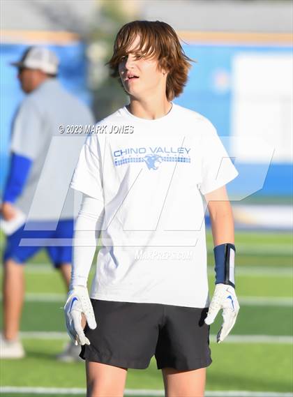 Thumbnail 3 in Chino Valley  vs. Camp Verde (Prescott 7v7) photogallery.