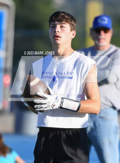Thumbnail 3 in Chino Valley  vs. Camp Verde (Prescott 7v7) photogallery.