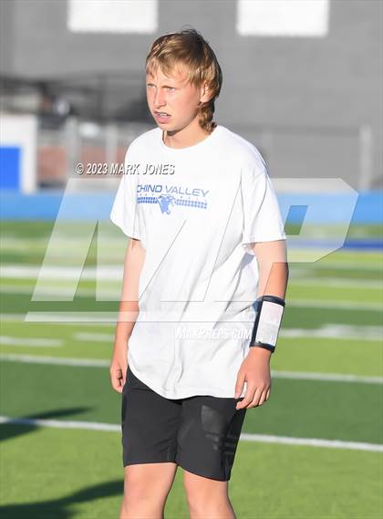 Thumbnail 2 in Chino Valley  vs. Camp Verde (Prescott 7v7) photogallery.