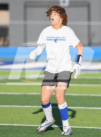 Thumbnail 2 in Chino Valley  vs. Camp Verde (Prescott 7v7) photogallery.