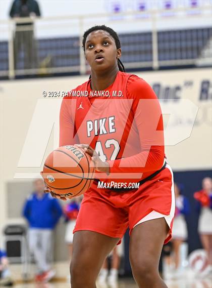 Thumbnail 1 in Pike vs Plainfield (IHSAA 4A  Decatur Central Regional Final)  photogallery.