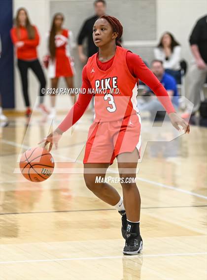 Thumbnail 3 in Pike vs Plainfield (IHSAA 4A  Decatur Central Regional Final)  photogallery.