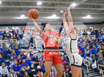 Thumbnail 3 in Pike vs Plainfield (IHSAA 4A  Decatur Central Regional Final)  photogallery.