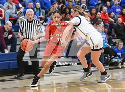 Thumbnail 2 in Pike vs Plainfield (IHSAA 4A  Decatur Central Regional Final)  photogallery.