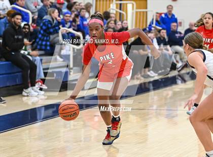 Thumbnail 1 in Pike vs Plainfield (IHSAA 4A  Decatur Central Regional Final)  photogallery.