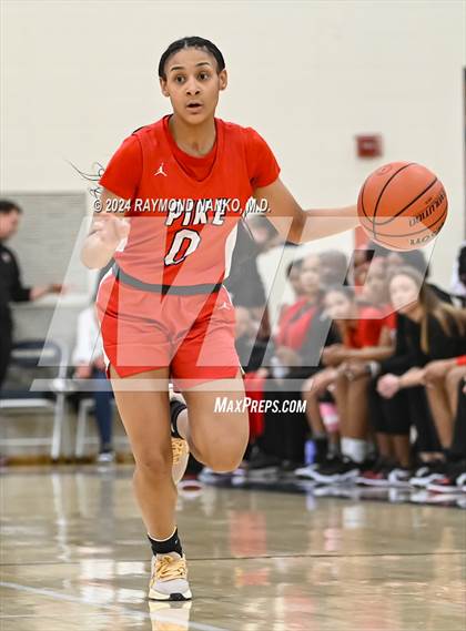 Thumbnail 3 in Pike vs Plainfield (IHSAA 4A  Decatur Central Regional Final)  photogallery.
