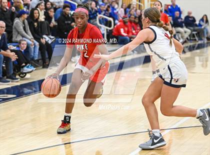 Thumbnail 2 in Pike vs Plainfield (IHSAA 4A  Decatur Central Regional Final)  photogallery.