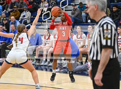 Thumbnail 1 in Pike vs Plainfield (IHSAA 4A  Decatur Central Regional Final)  photogallery.